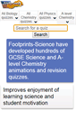Mobile Screenshot of footprints-science.co.uk